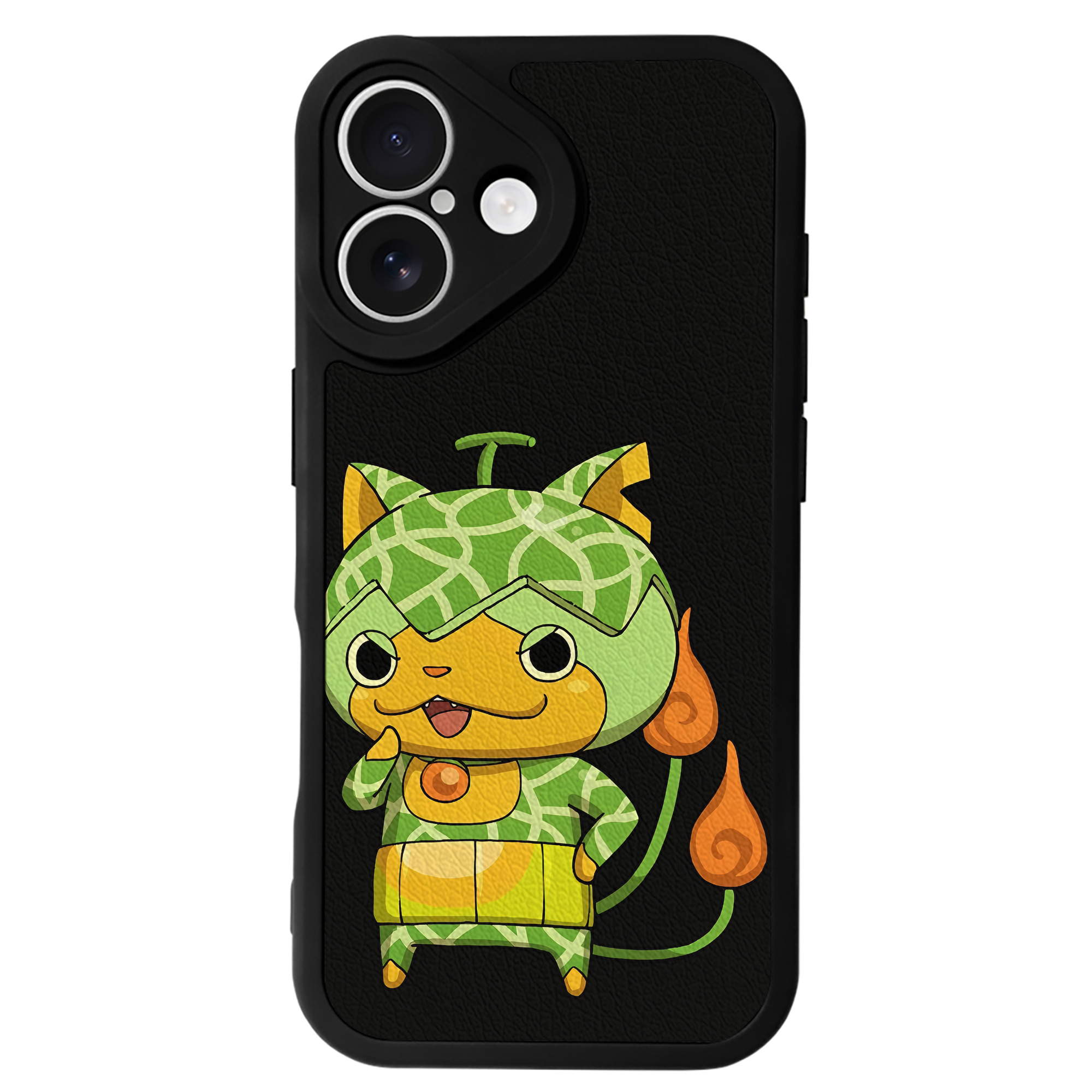 （画像用） 妖怪ウォッチ Yo-kai Watch 【iPhone 16シリーズ対応】シリコンスマホケース（レザー調） 材質：シリコン